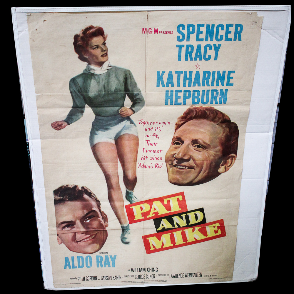 Large Vintage Movie Posters for " The Sundowners" and "Pat and Mike"