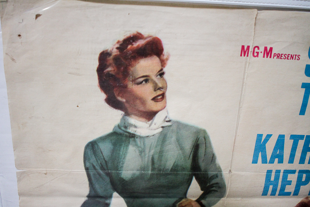 Large Vintage Movie Posters for " The Sundowners" and "Pat and Mike"