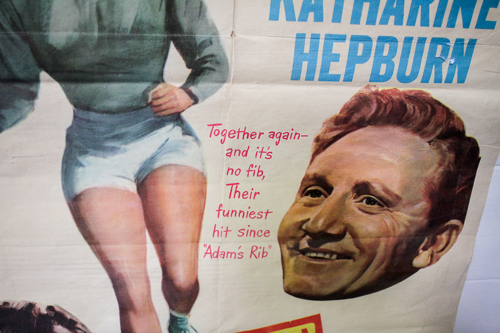 Large Vintage Movie Posters for " The Sundowners" and "Pat and Mike"