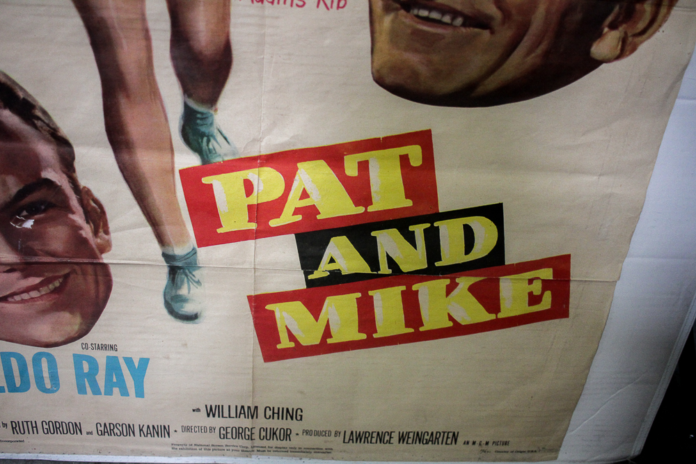 Large Vintage Movie Posters for " The Sundowners" and "Pat and Mike"