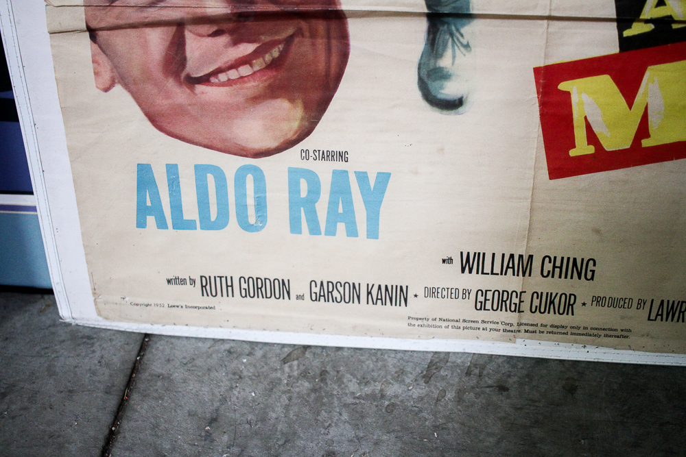 Large Vintage Movie Posters for " The Sundowners" and "Pat and Mike"