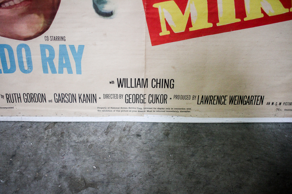 Large Vintage Movie Posters for " The Sundowners" and "Pat and Mike"