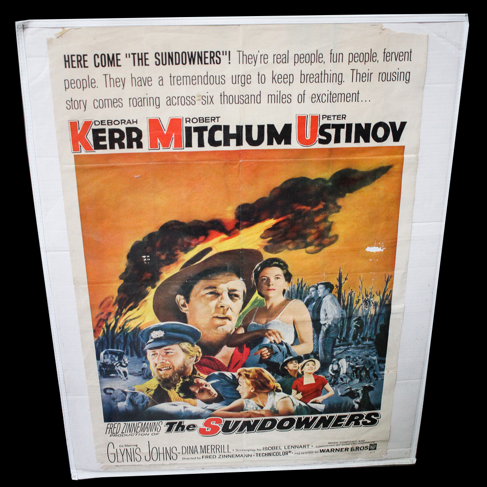 Large Vintage Movie Posters for " The Sundowners" and "Pat and Mike"