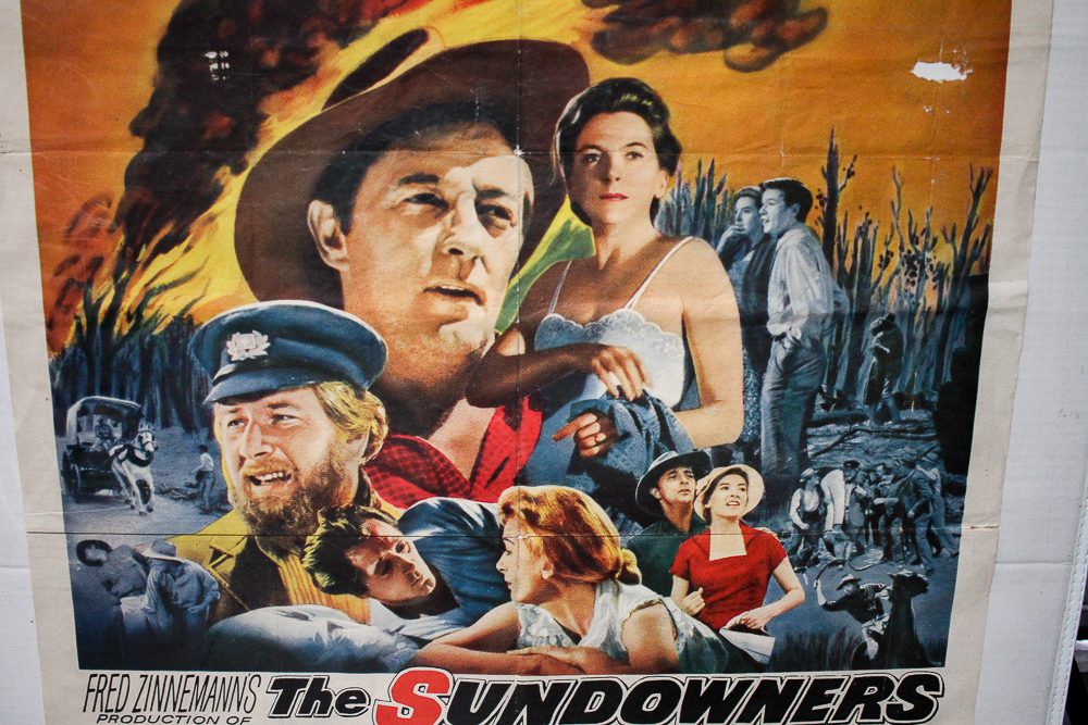 Large Vintage Movie Posters for " The Sundowners" and "Pat and Mike"