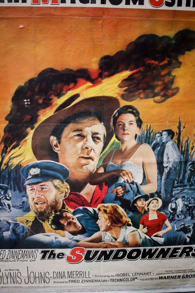 Large Vintage Movie Posters for " The Sundowners" and "Pat and Mike"