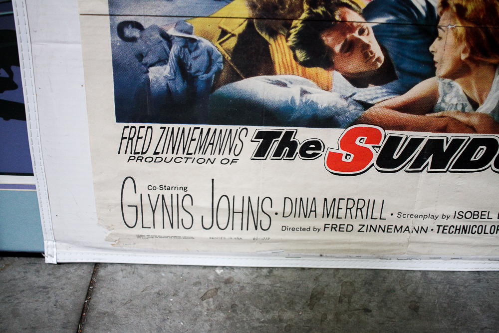 Large Vintage Movie Posters for " The Sundowners" and "Pat and Mike"