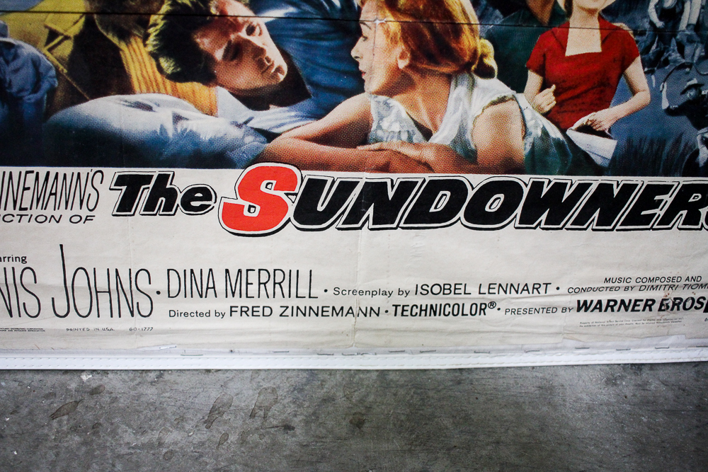 Large Vintage Movie Posters for " The Sundowners" and "Pat and Mike"