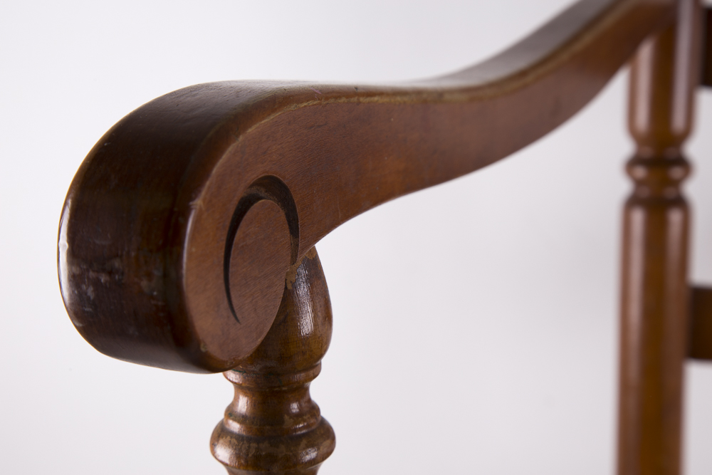 Vintage Ladderback Armchair