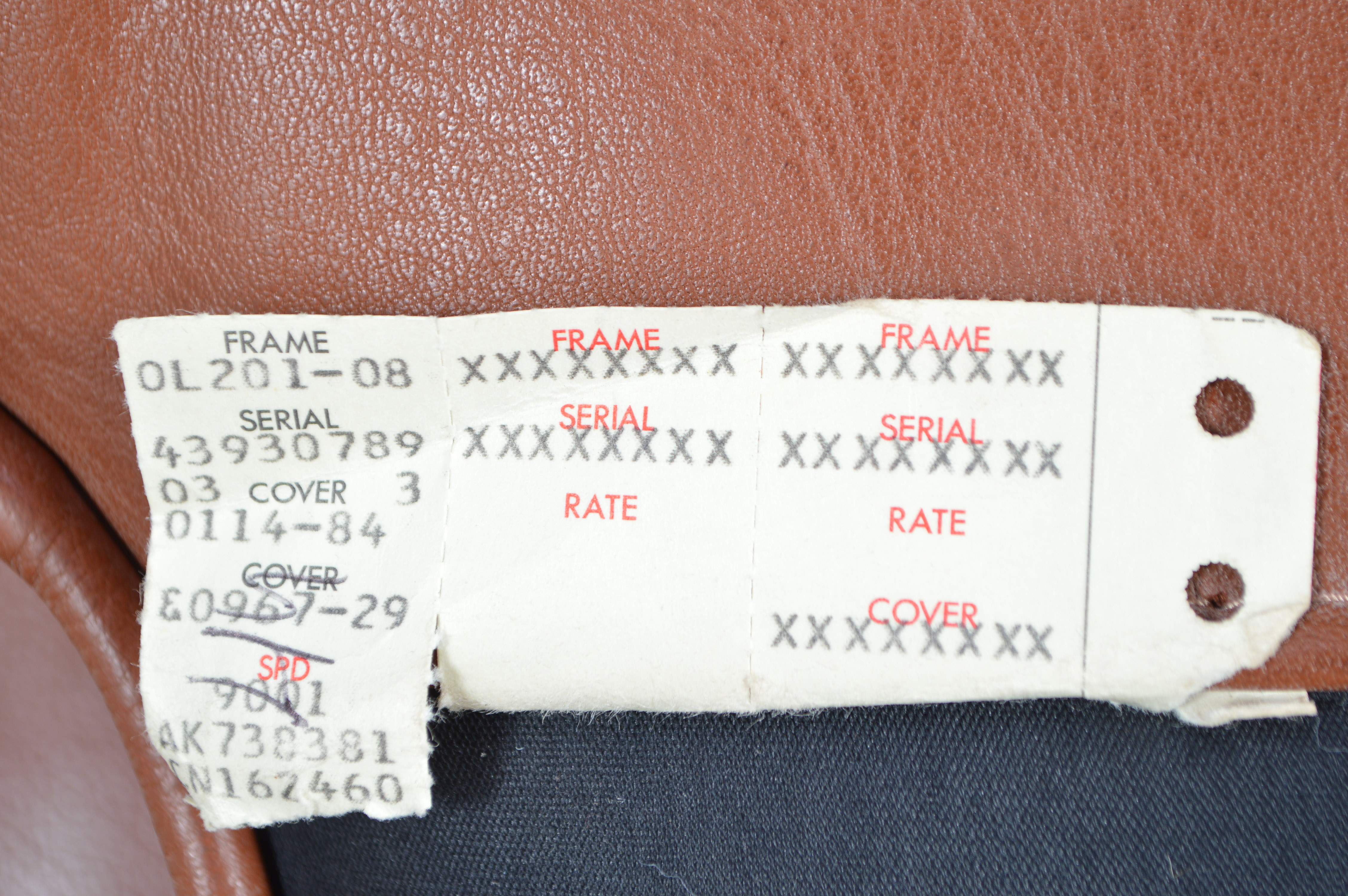 Saddle Tan Leather Sofa