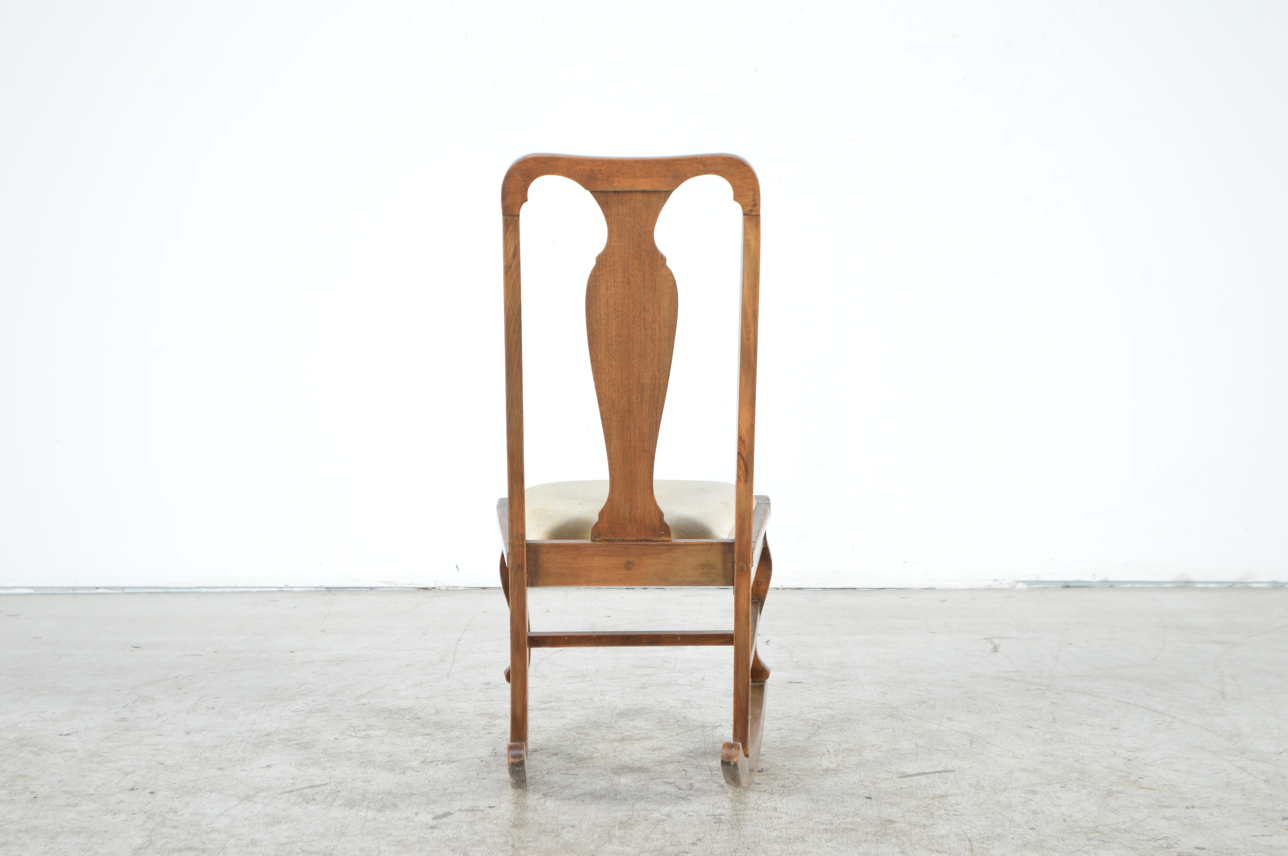 Vintage Queen Anne Style Rocking Chair