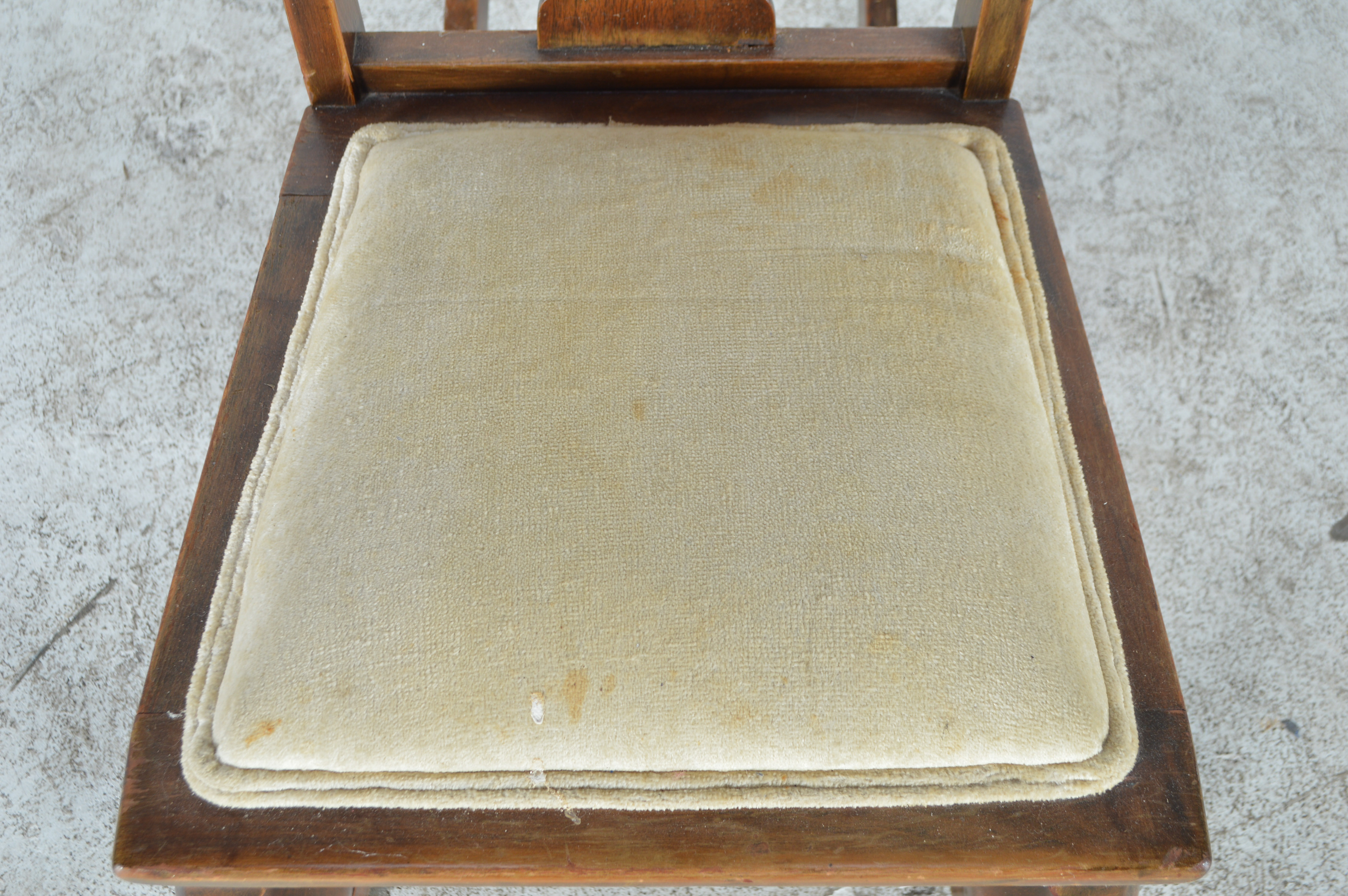 Vintage Queen Anne Style Rocking Chair