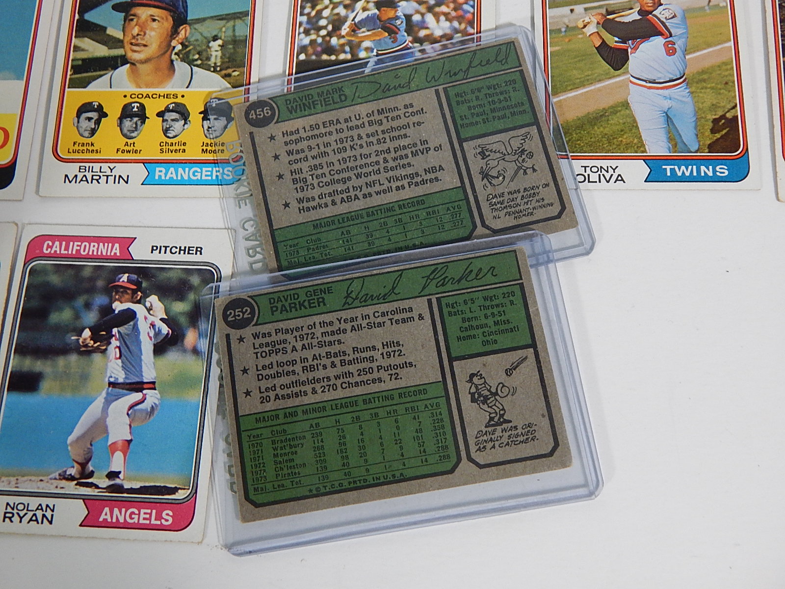 1974 TOPPS Baseball Card Partial Set