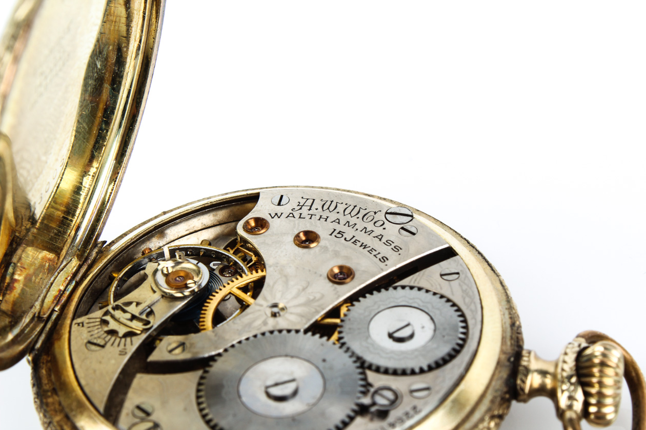 Vintage Waltham Monogrammed Pocket Watch