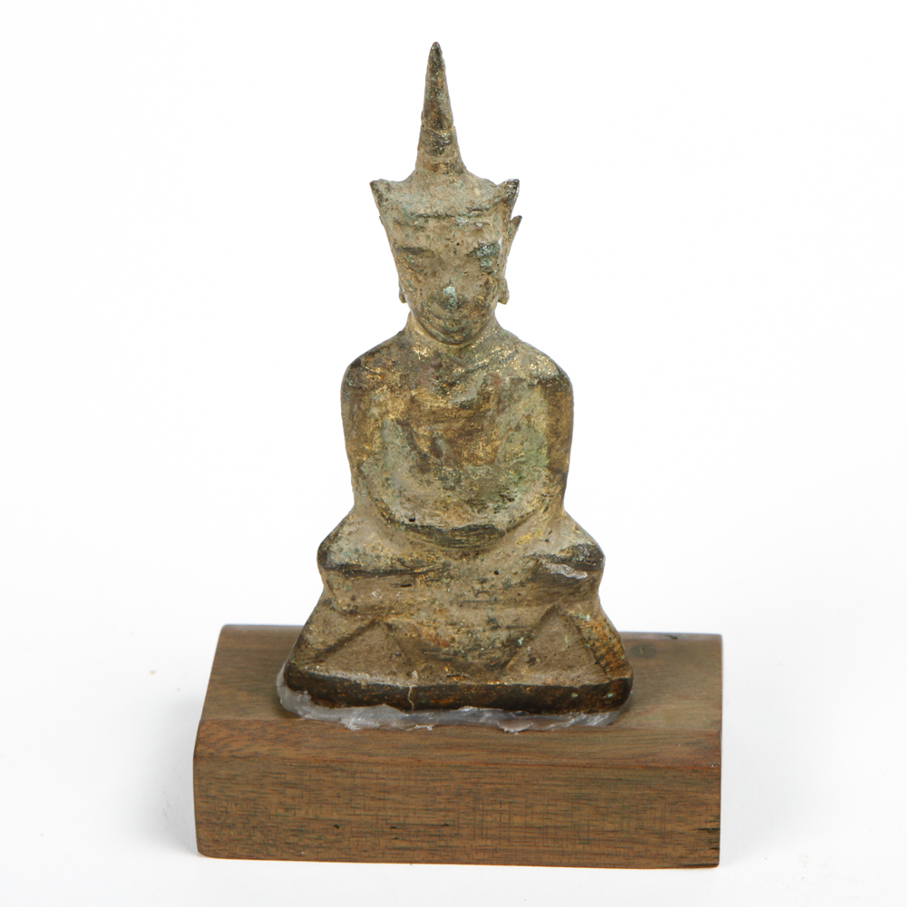 Southeast Asian Buddhist Carved Stone Figurine