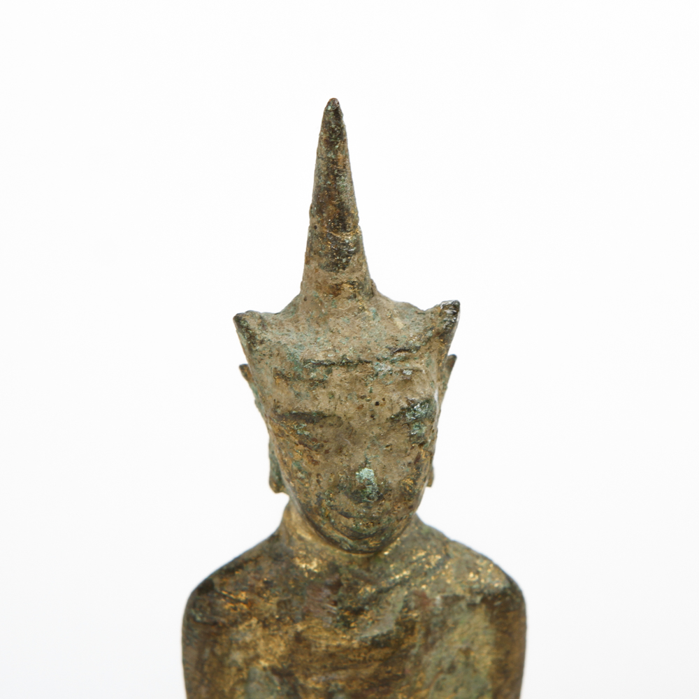 Southeast Asian Buddhist Carved Stone Figurine