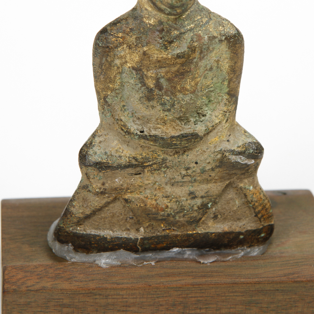 Southeast Asian Buddhist Carved Stone Figurine