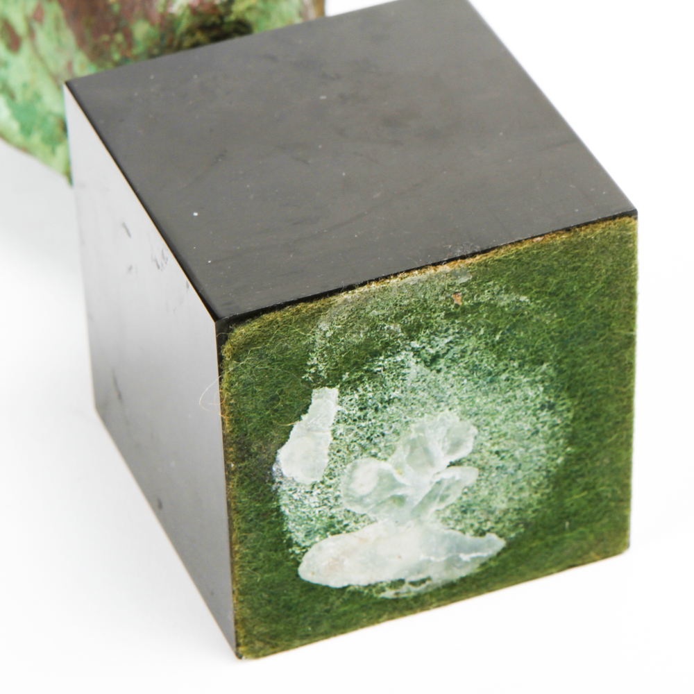 Antique Bronze Buddha Head Statue