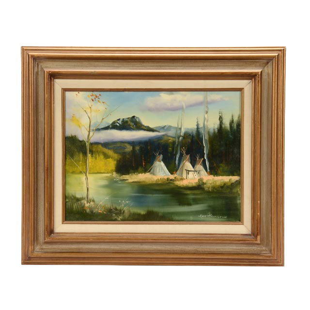 Russel Hamilton Original Oil Landscape on Canvas