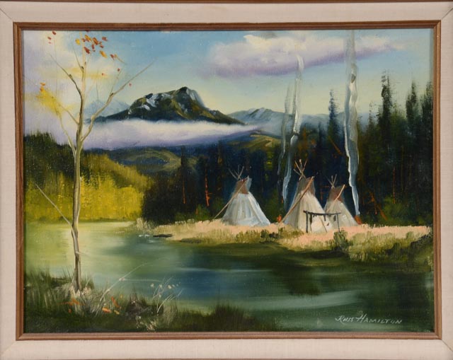 Russel Hamilton Original Oil Landscape on Canvas