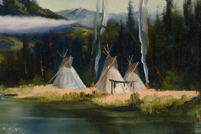 Russel Hamilton Original Oil Landscape on Canvas