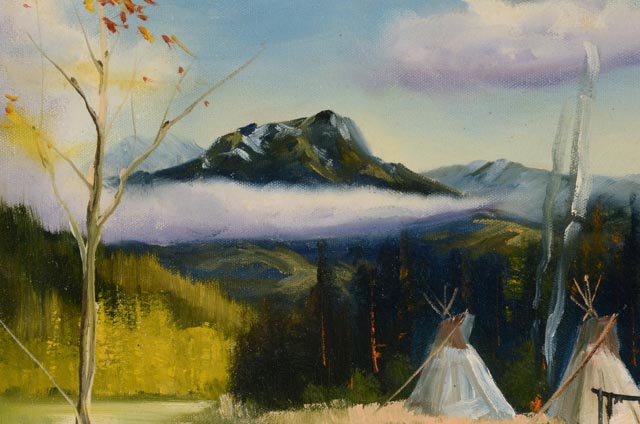 Russel Hamilton Original Oil Landscape on Canvas