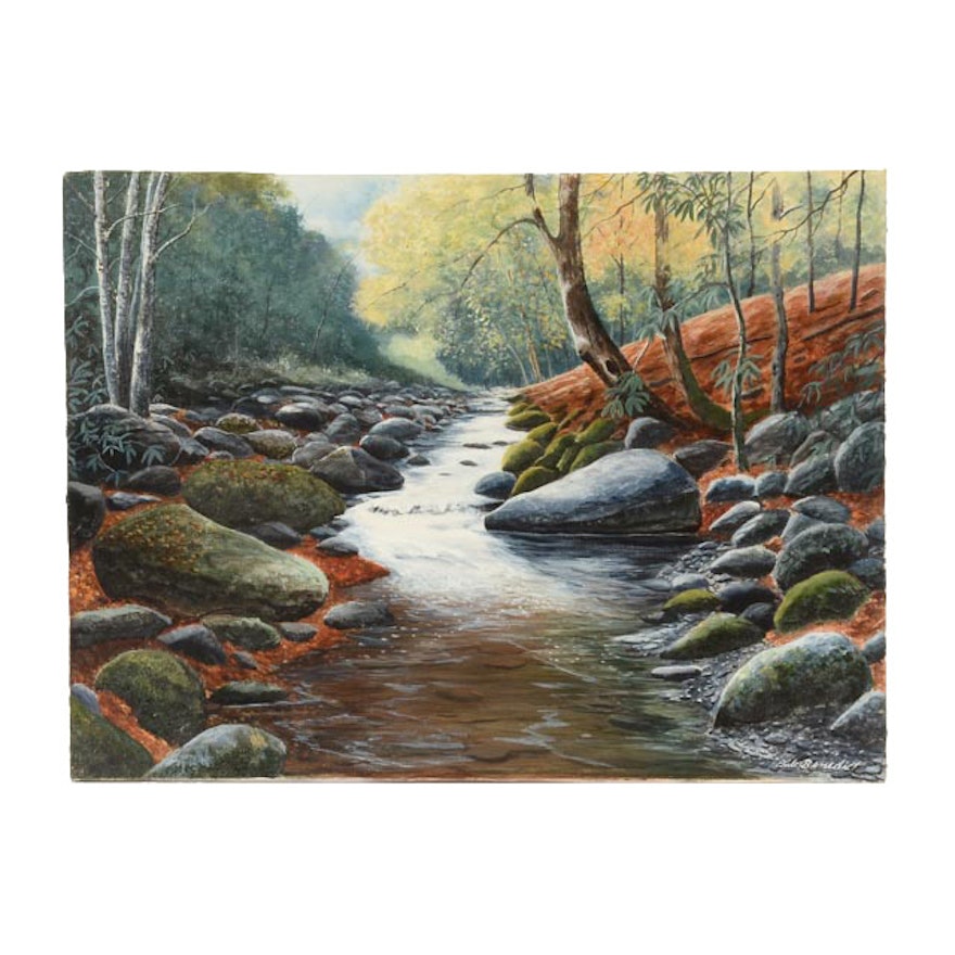 Dale Benedict Original Oil on Canvas Landscape