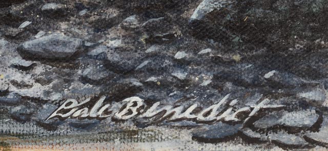 Dale Benedict Original Oil on Canvas Landscape