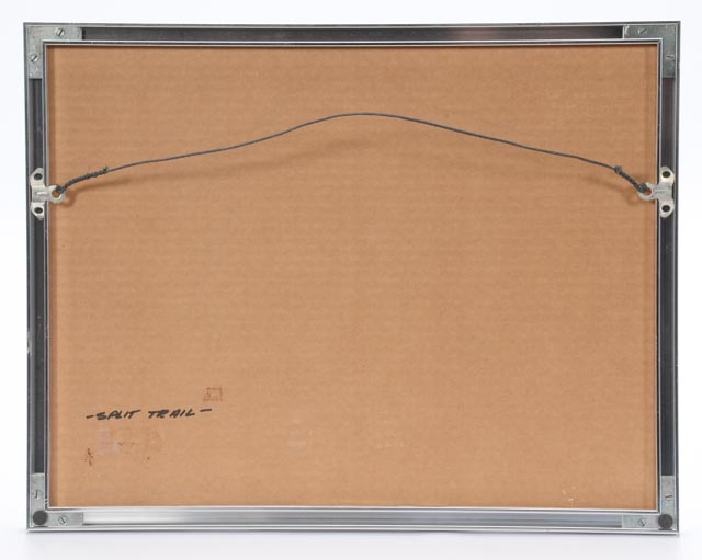 L.B. Porter Original Gouache on Board Triptych "Split Trails"