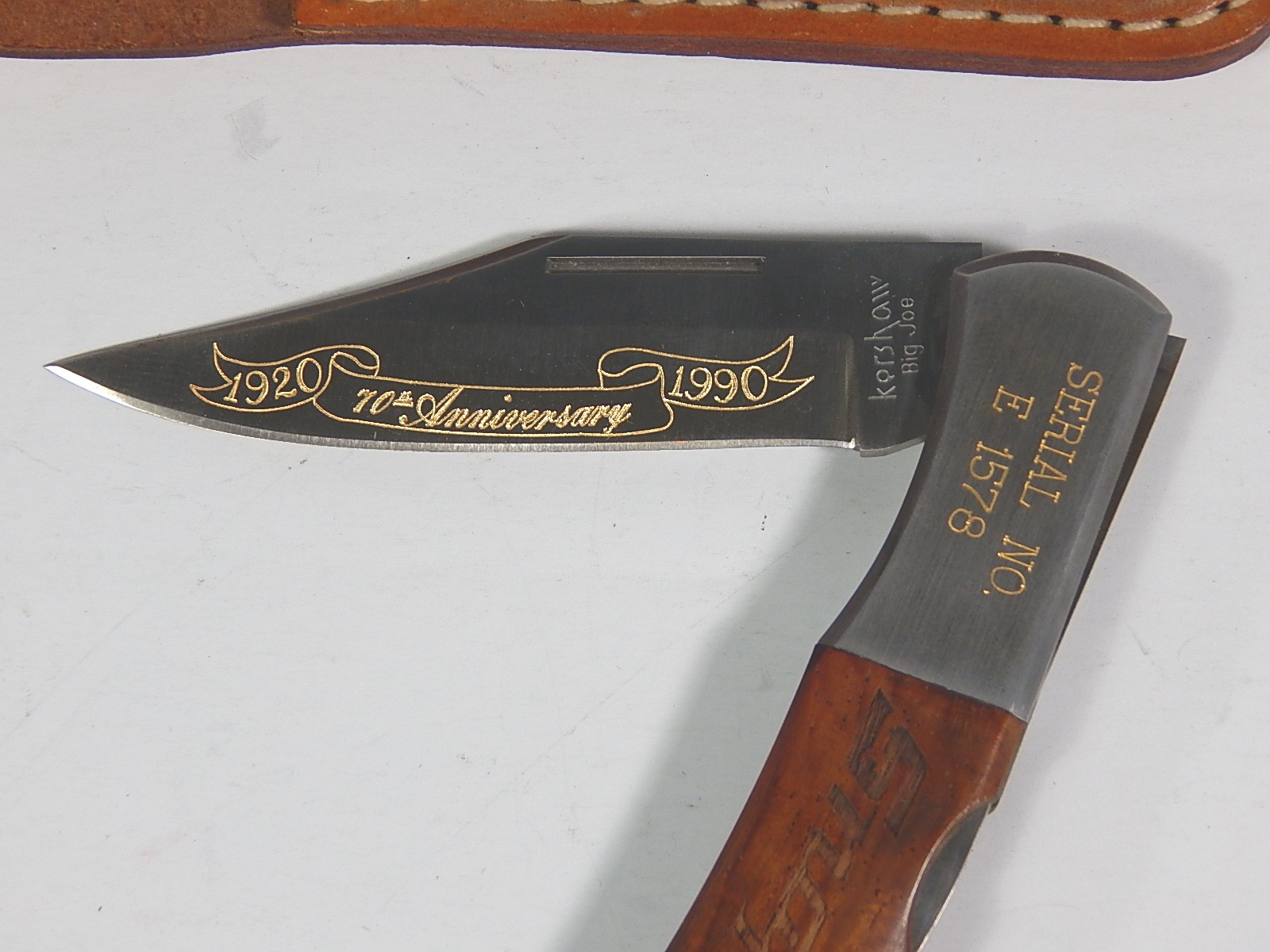 Snap-On Anniversary Kershaw 'Big Joe' Knife and Sheath