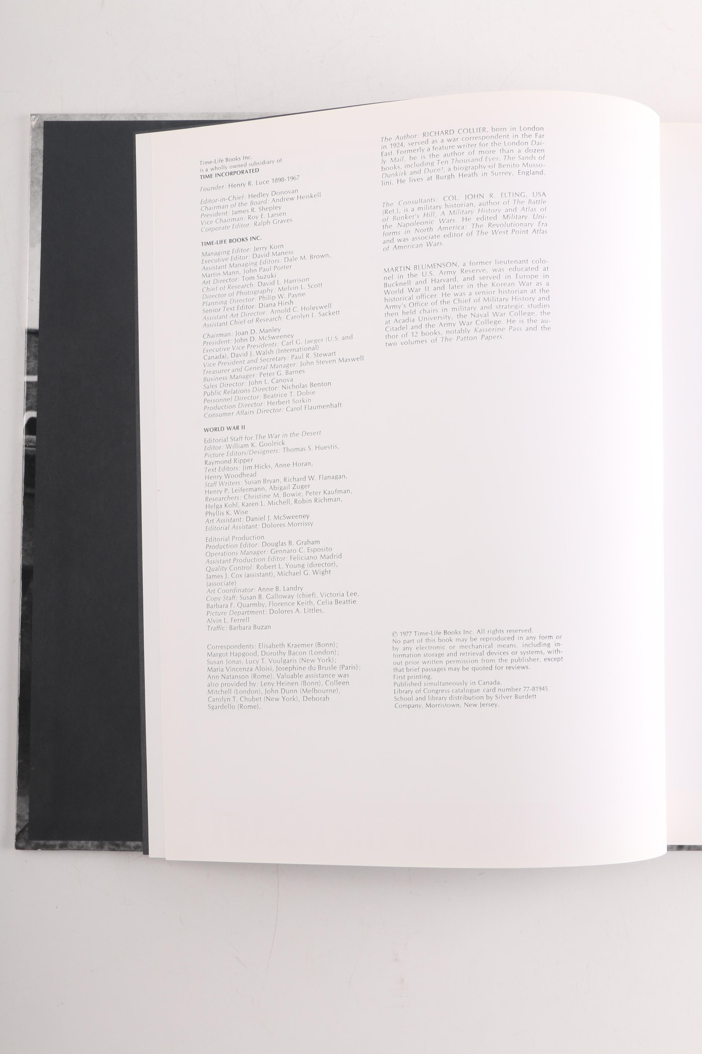 Set of Time-Life World War II Books