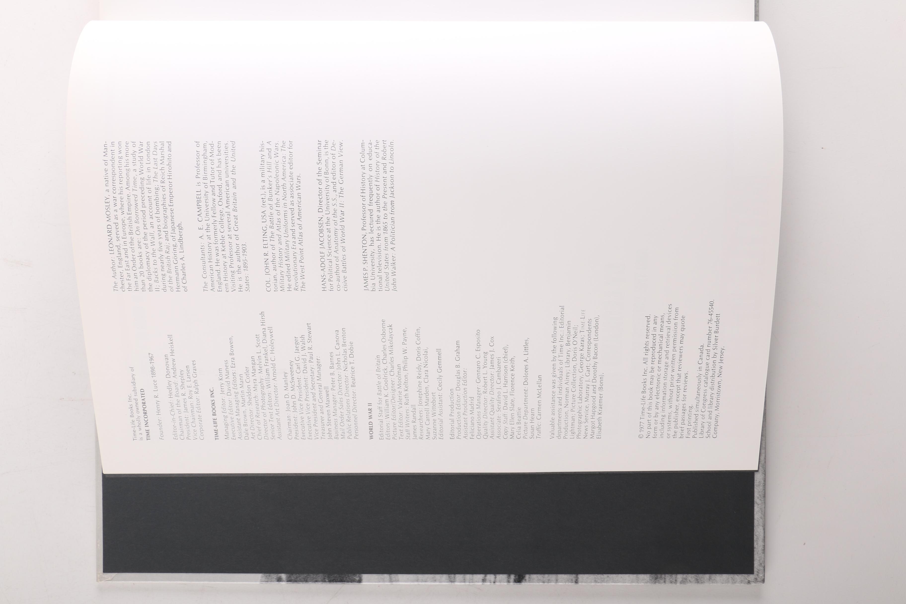 Set of Time-Life World War II Books