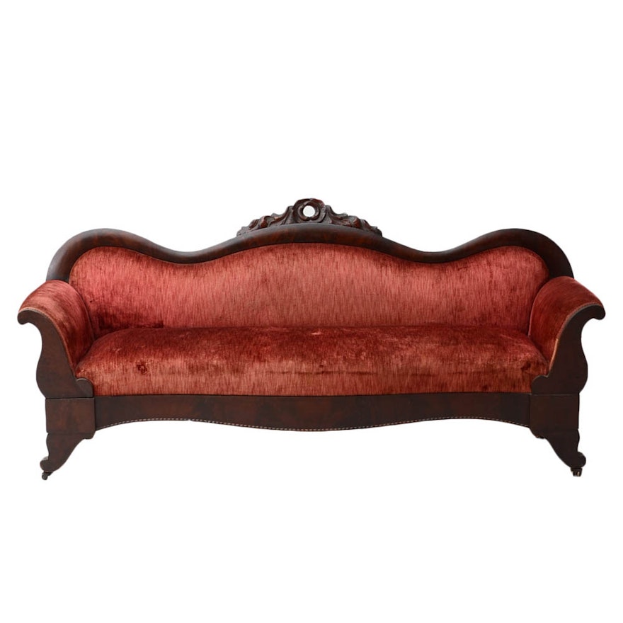 Early Victorian Style Sofa Circa 1850