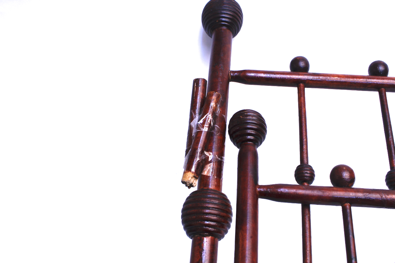 Late 19th Century Wooden Newspaper Stand