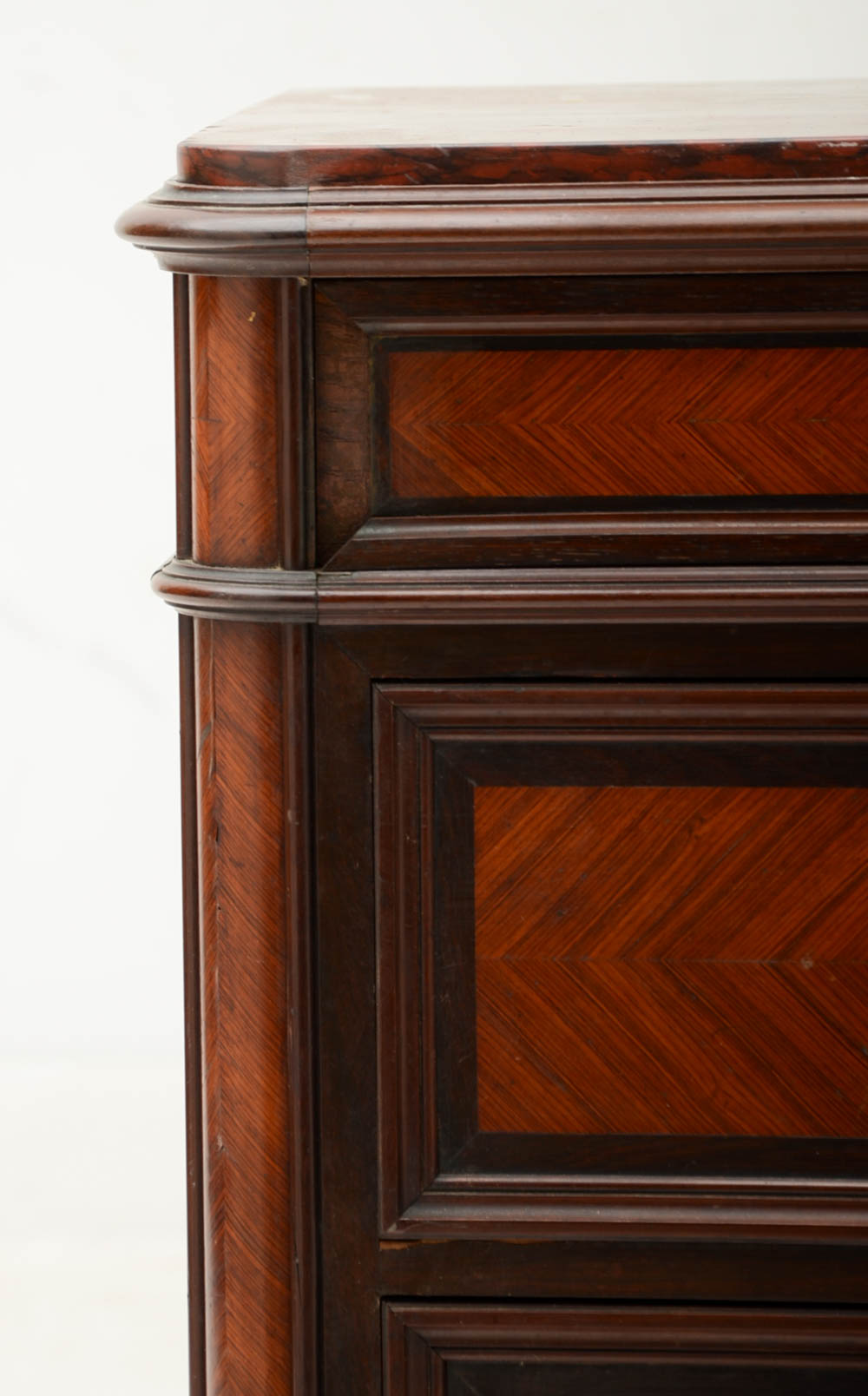 French Louis Philippe Rosewood and Ebonized Chest