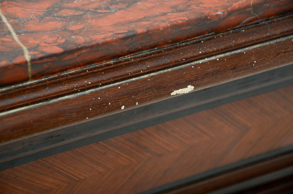 French Louis Philippe Rosewood and Ebonized Chest