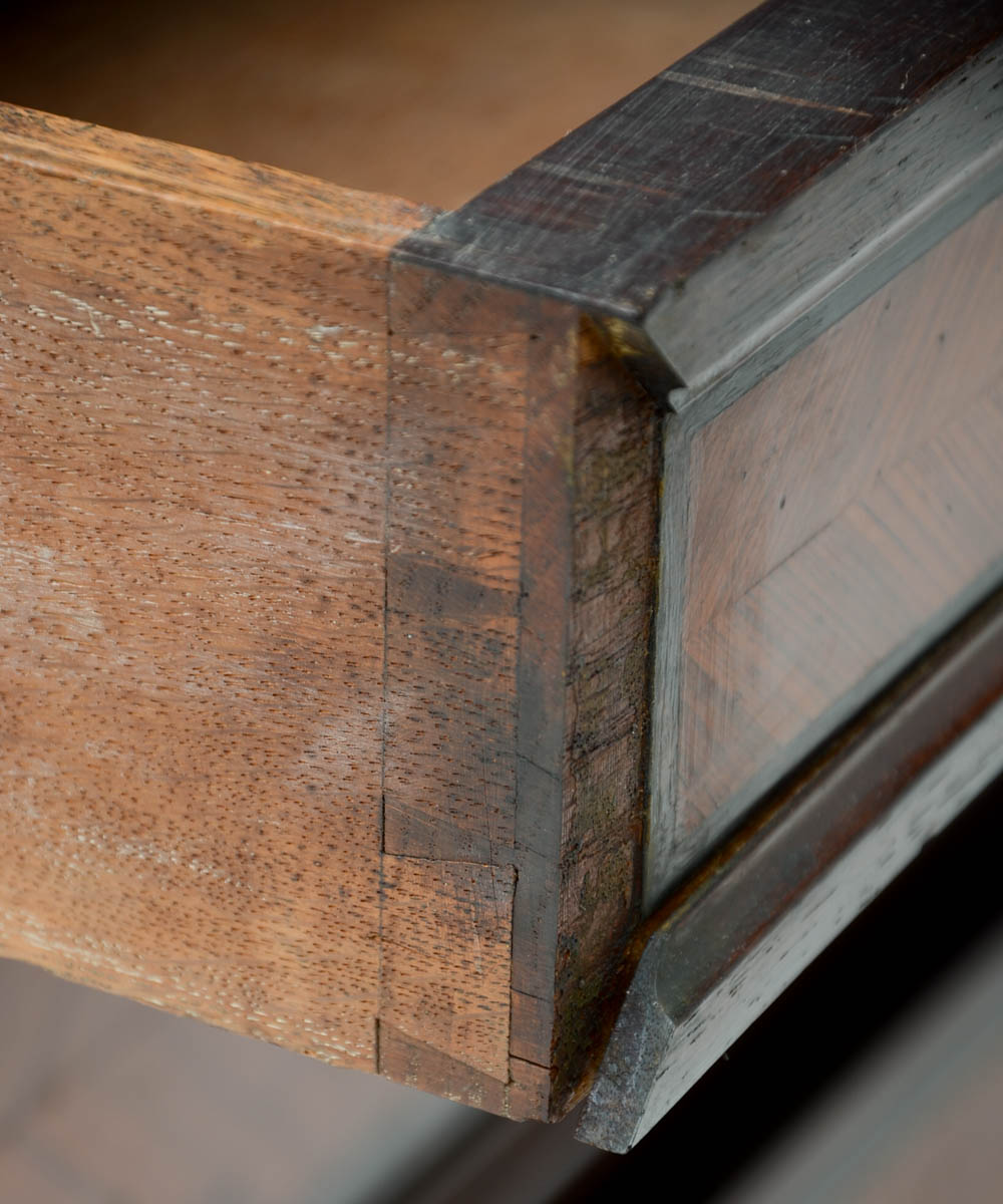 French Louis Philippe Rosewood and Ebonized Chest