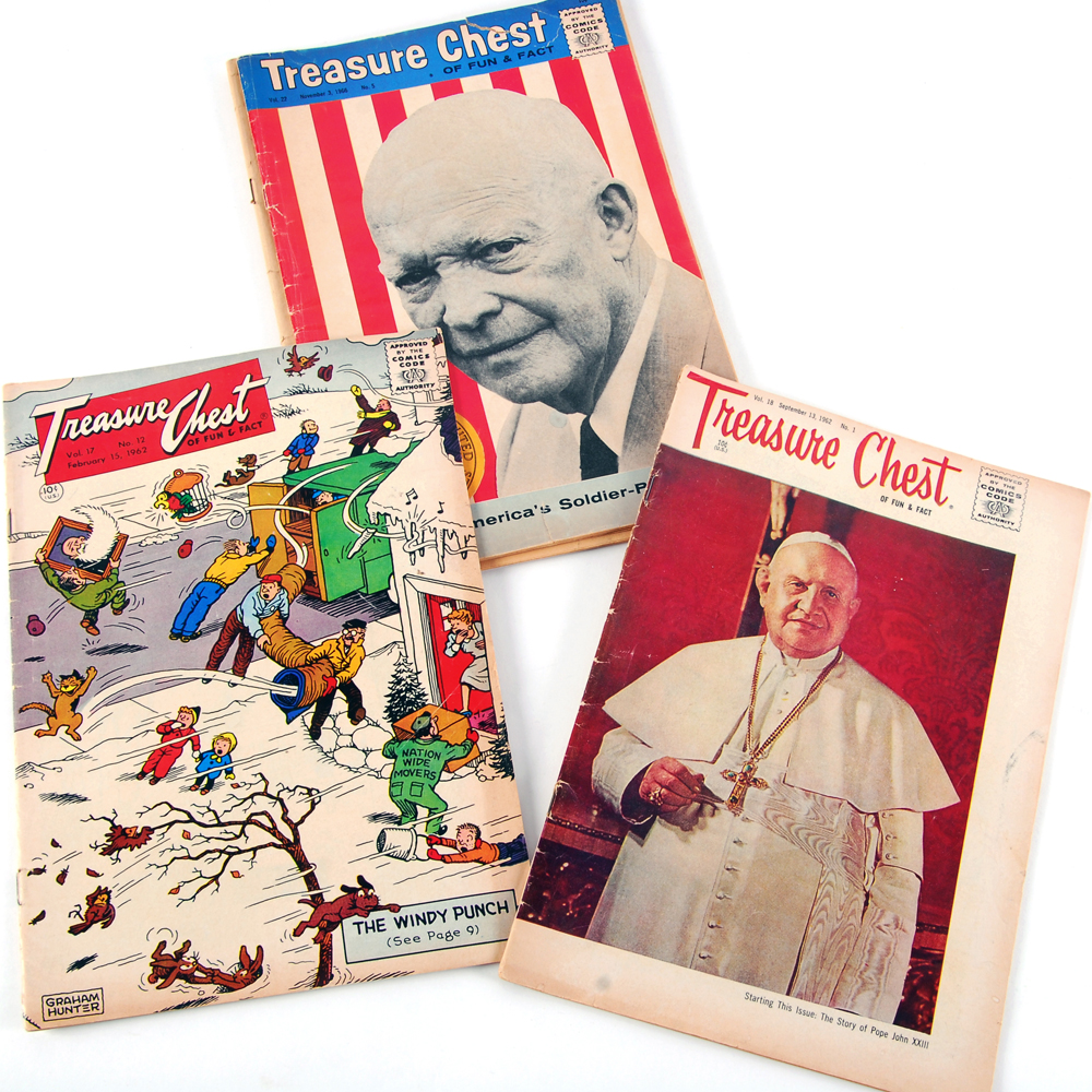 Treasure Chest Comic Books from 1962-66