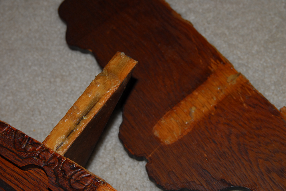 Wood Shelf Clock and Wall Shelf