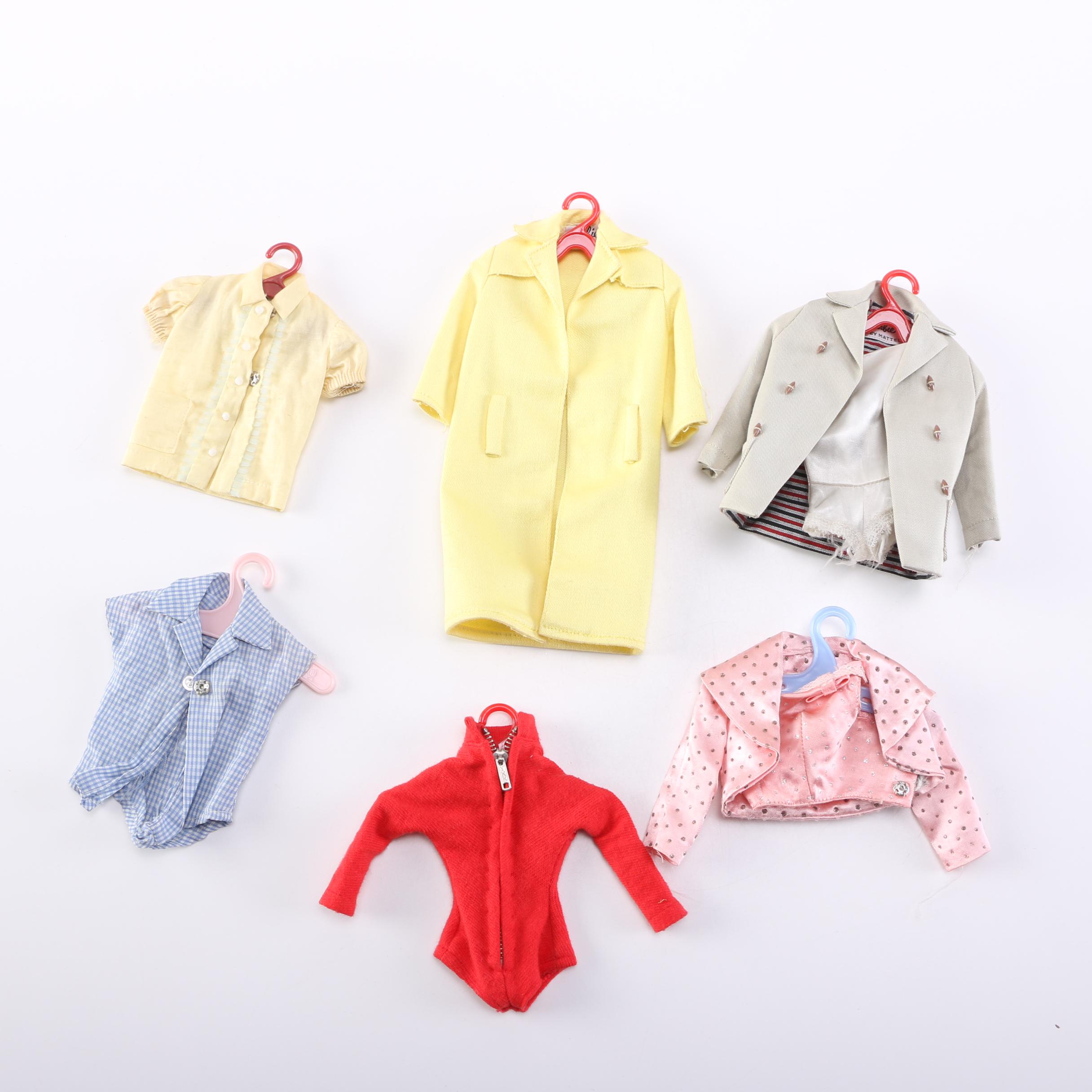 Circa 1960 Barbie Clothes and Closet Case