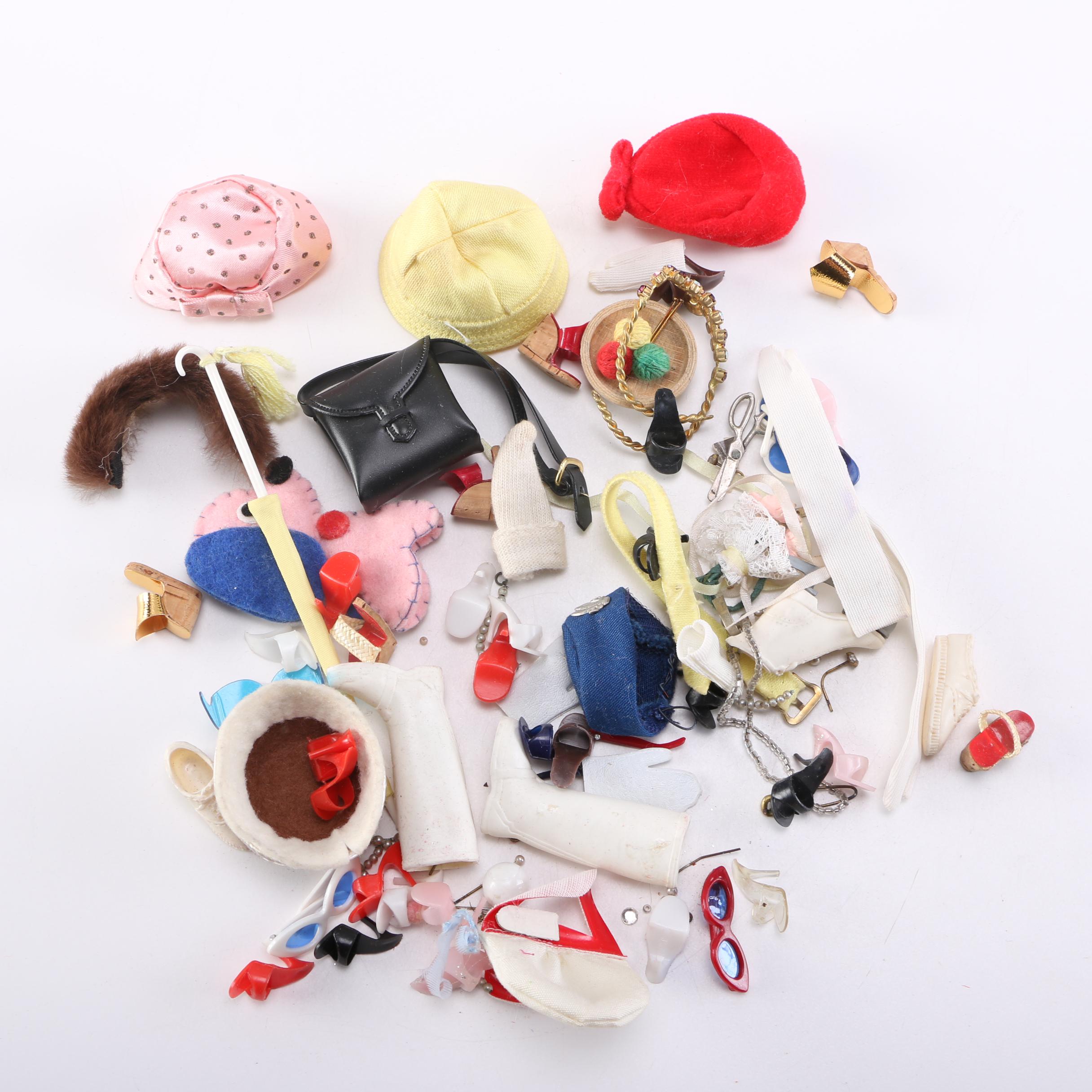 Circa 1960 Barbie Clothes and Closet Case