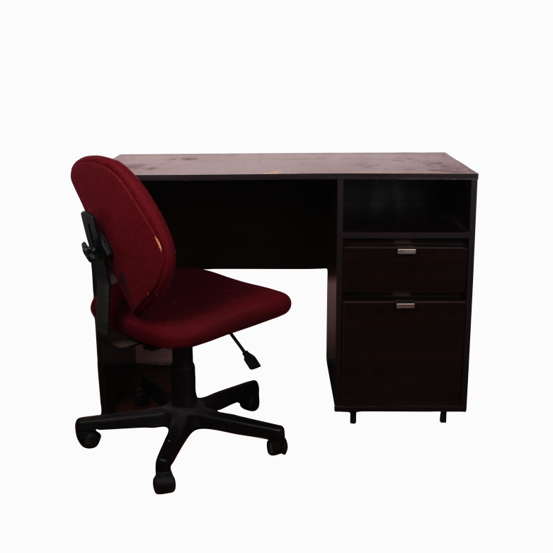 Modern Desk and Swivel Chair