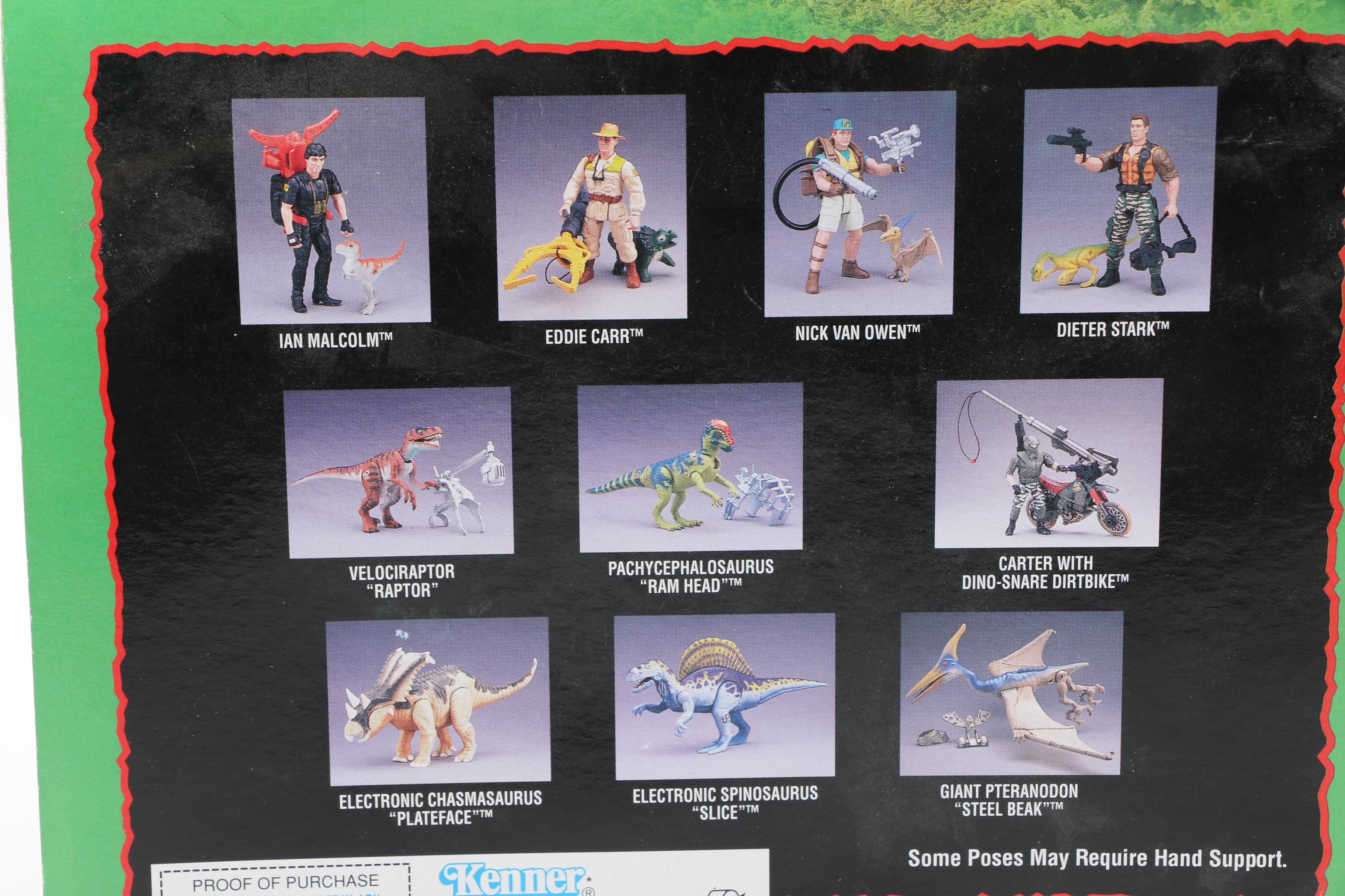 "Jurassic Park" and "Indiana Jones" Toys with Model Car