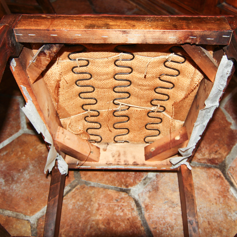 Vintage Spanish Colonial Style Dining Chairs