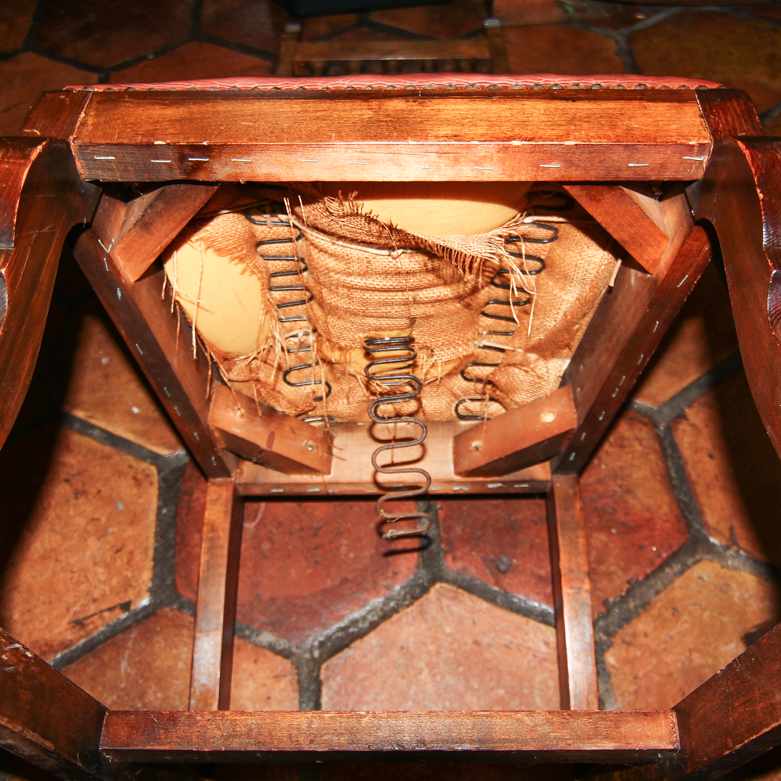 Vintage Spanish Colonial Style Dining Chairs