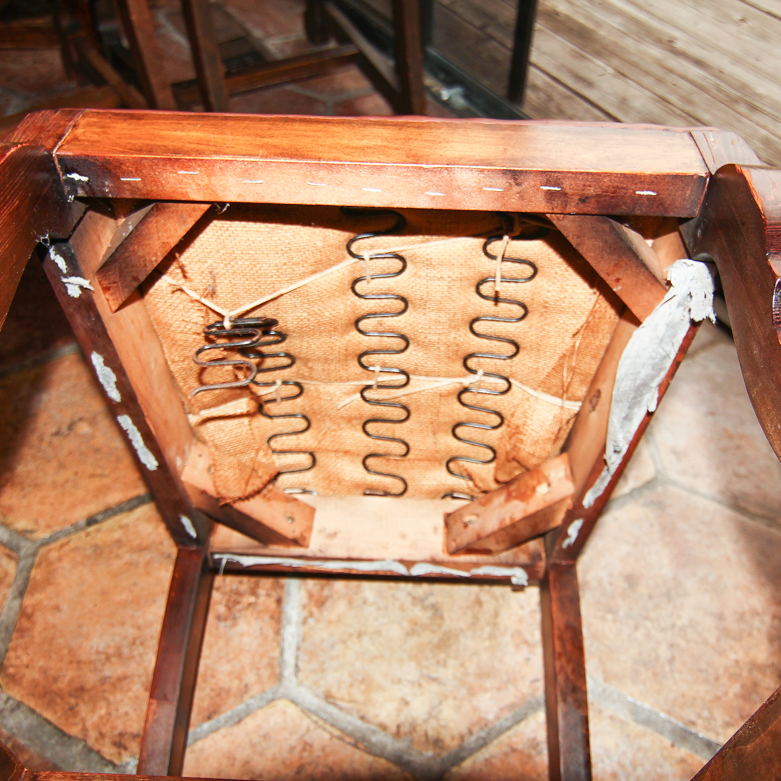 Vintage Spanish Colonial Style Dining Chairs