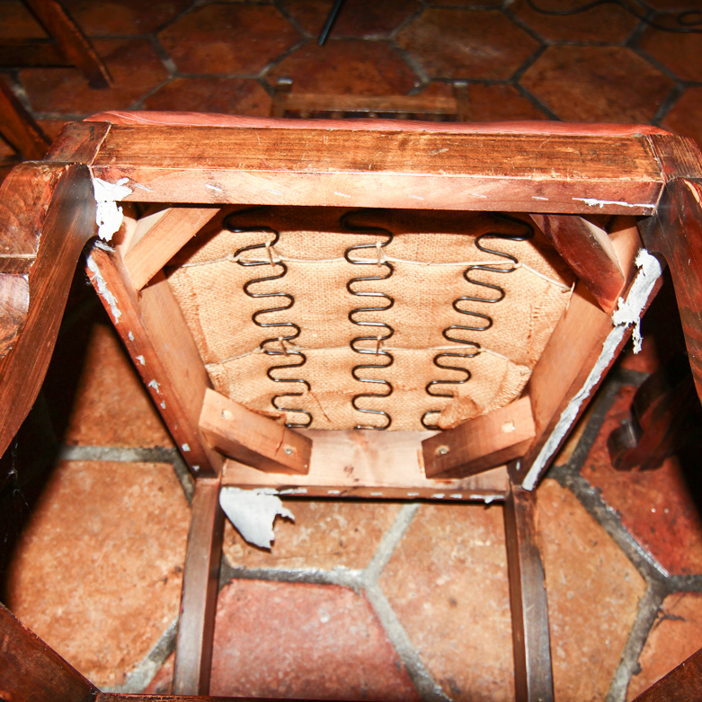 Vintage Spanish Colonial Style Dining Chairs