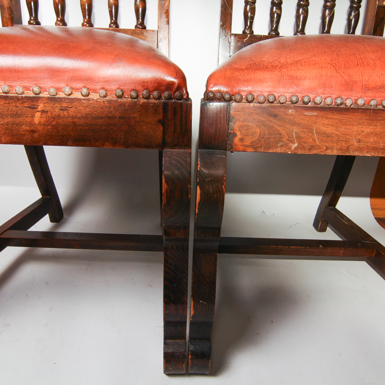 Vintage Spanish Colonial Style Dining Chairs