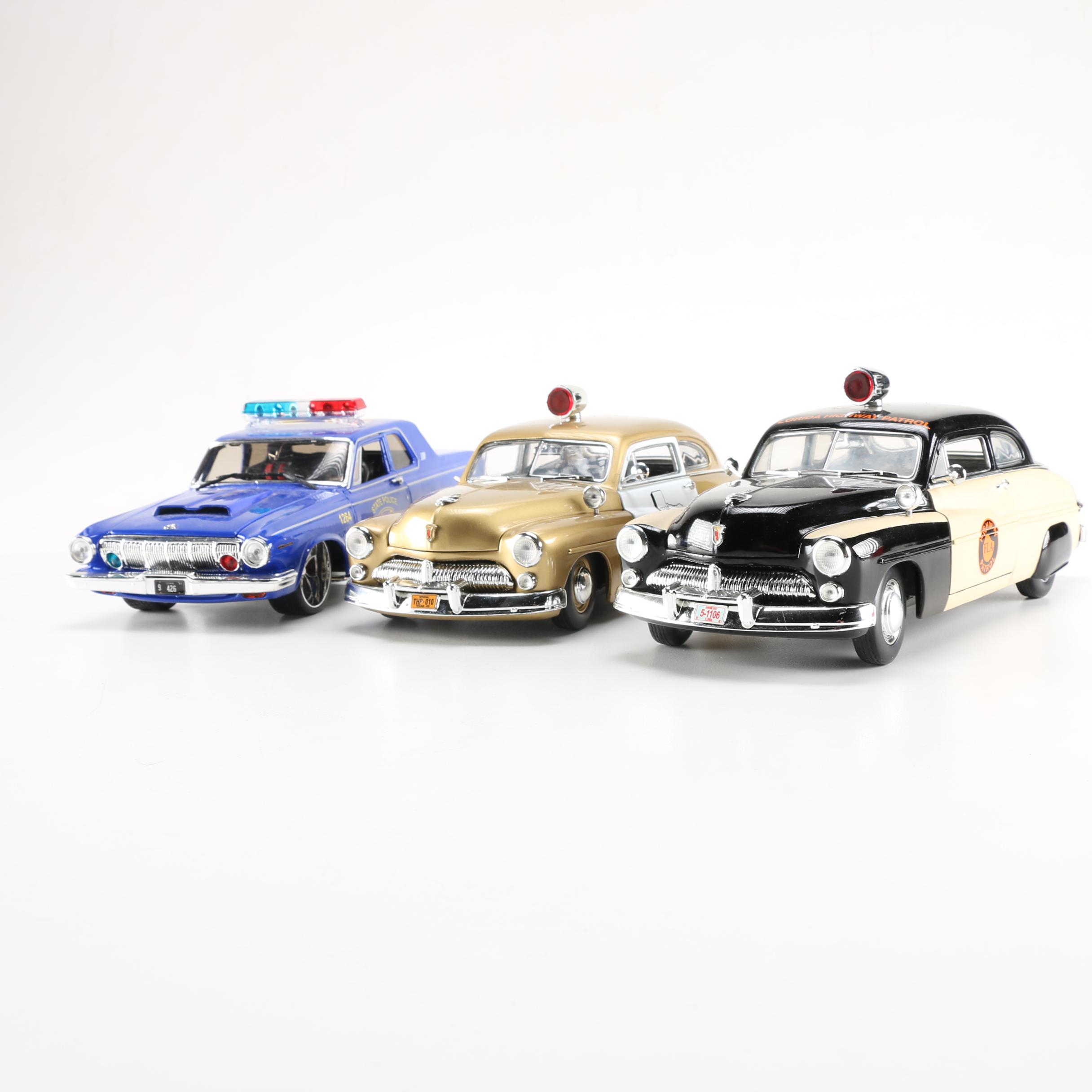 1:18 Scale Die-Cast Police Cars