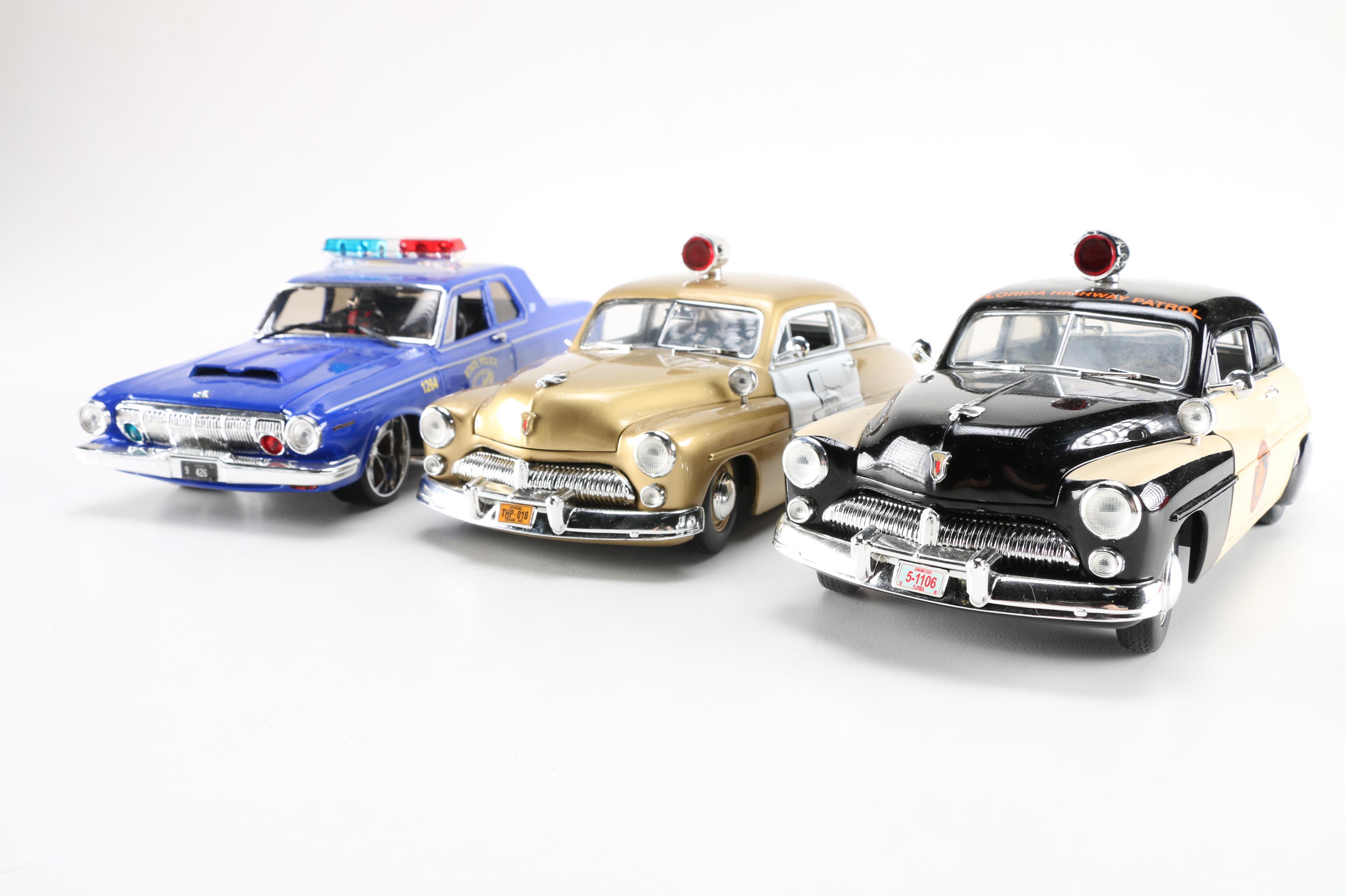 1:18 Scale Die-Cast Police Cars