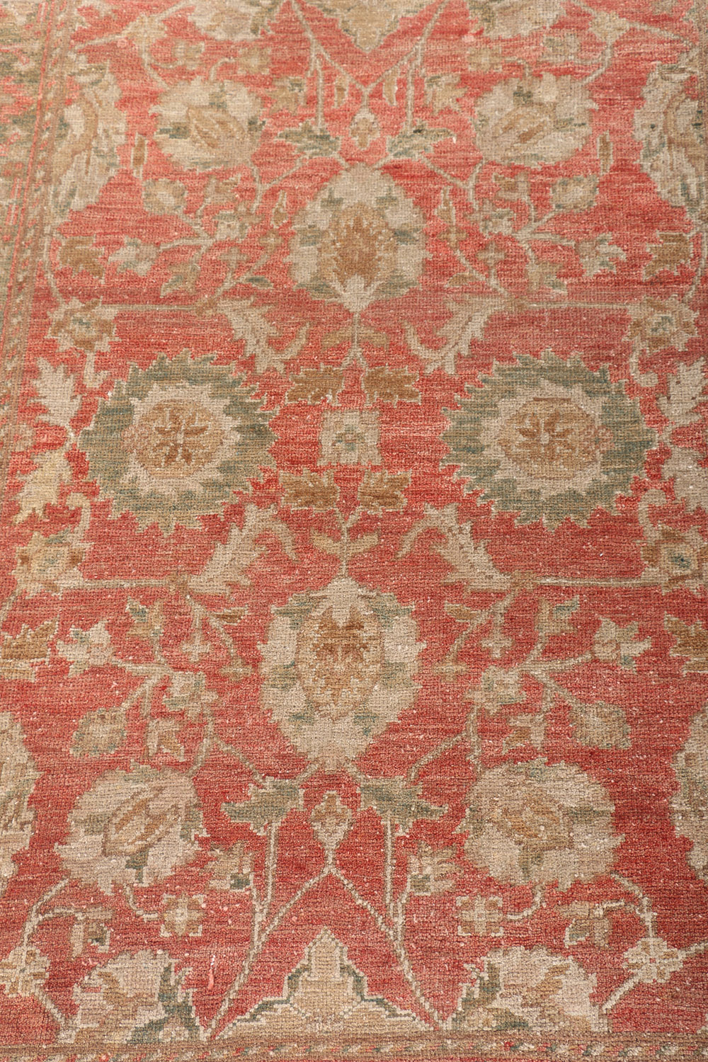 Hand Knotted Pakistani Herati Accent Rug